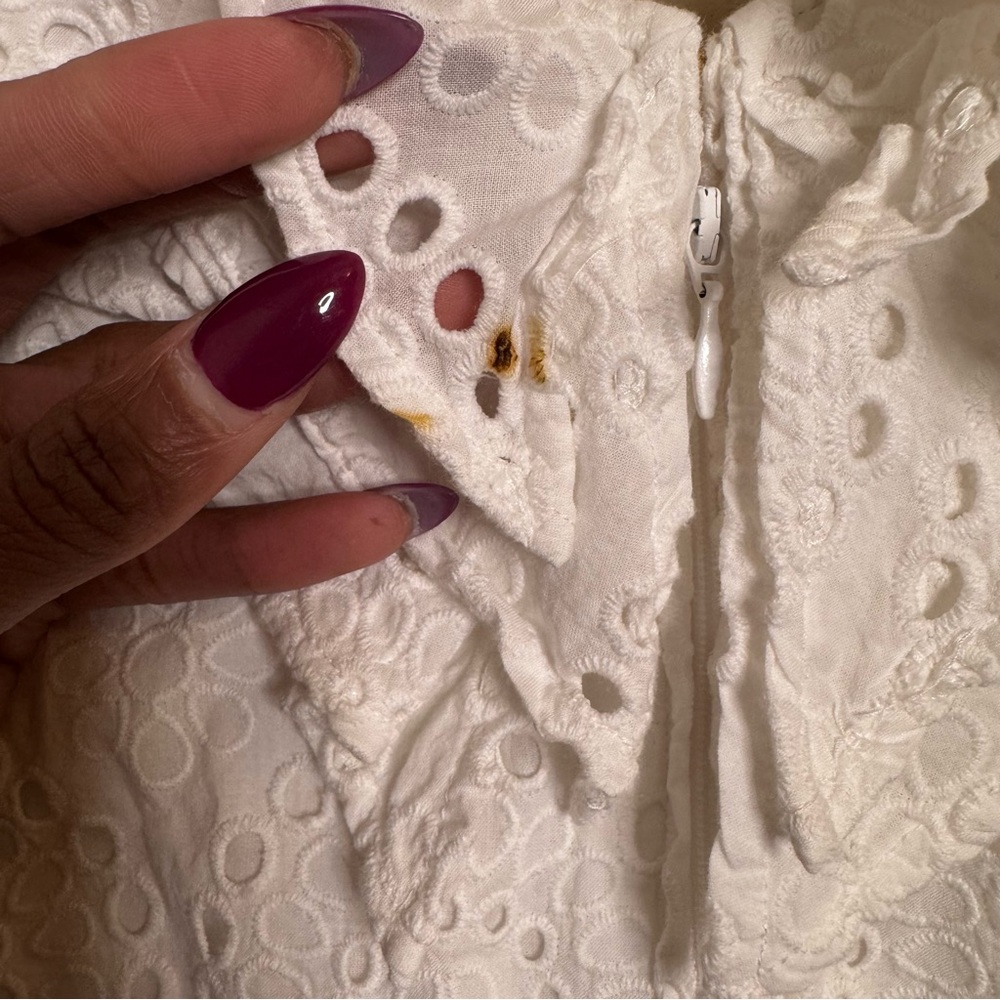 Lilly Pulitzer Emiline Circle Bloom Eyelet Romper - Picture 11 of 13